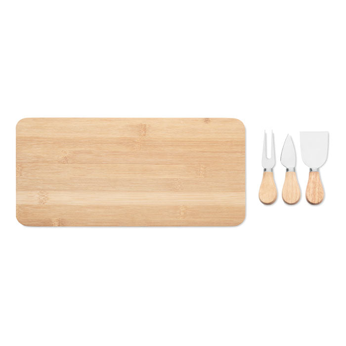 Ensemble de Plateau à Fromage en Bambou | GLENAVY - MO6414