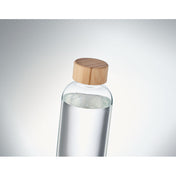 Bouteille en verre 650ml Couvercle en bambou | FRISIAN - MO6426