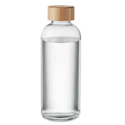 Bouteille en verre 650ml Couvercle en bambou | FRISIAN - MO6426