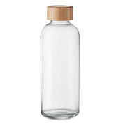 Bouteille en verre 650ml Couvercle en bambou | FRISIAN - MO6426