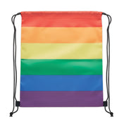 Sac à cordon en Rpet arc-en-ciel | BOW - MO6436