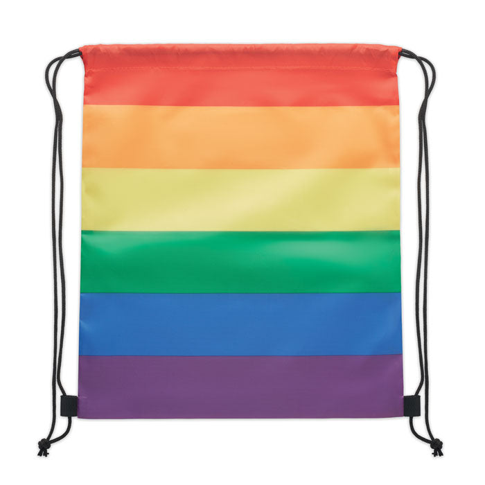 Sac à cordon en Rpet arc-en-ciel | BOW - MO6436