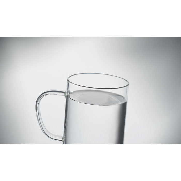 Tasse en Verre 400ml avec Base en Liège | LISBO - MO6470