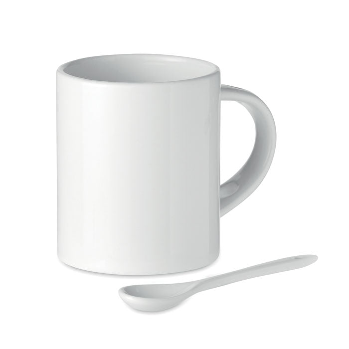 Mug en céramique pour sublimation 300 ml | SUBLIM SPOON - MO6581