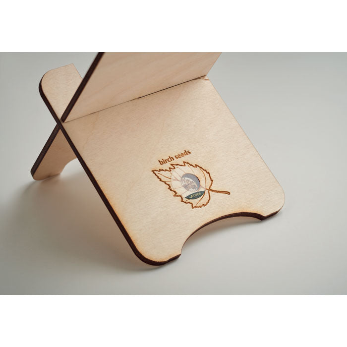 Support de téléphone en bois de bouleau | GROUW STAND - MO6690