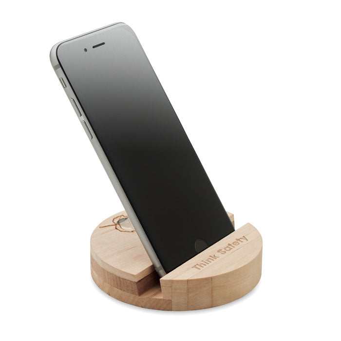 Birch Wood Phone Stand | GROW ROUND STAND - MO6691