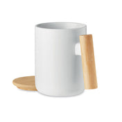 Tasse en porcelaine avec couvercle 380 ml | MAJEST - MO6781