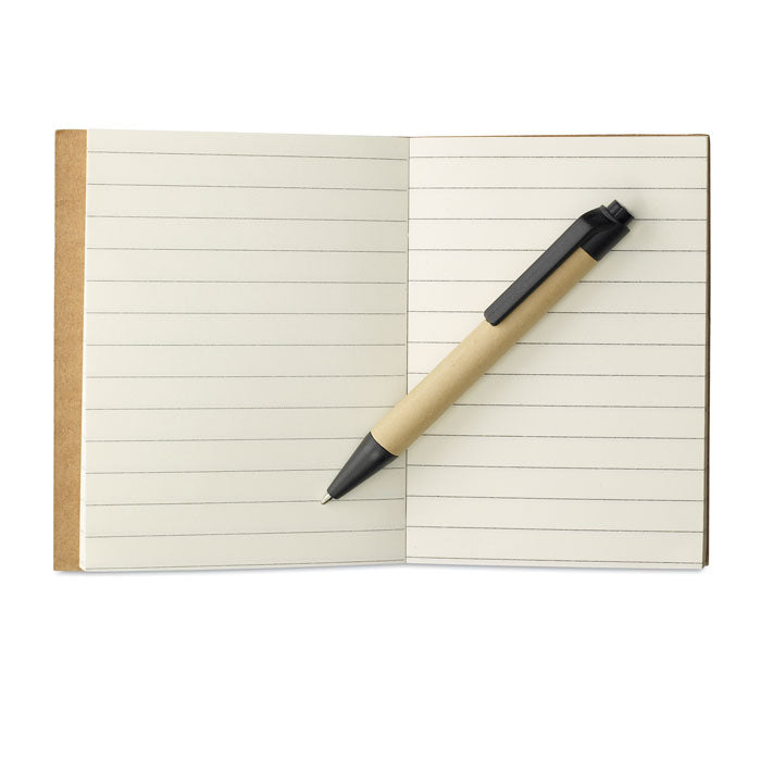 Recyceltes Notizbuch mit Stift | CARTOPAD - MO7626