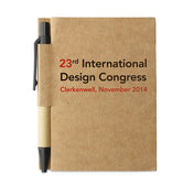 Recyceltes Notizbuch mit Stift | CARTOPAD - MO7626