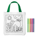 Cotton Tote Bag with 5 Colouring Pens | MATEUSZ MO8450