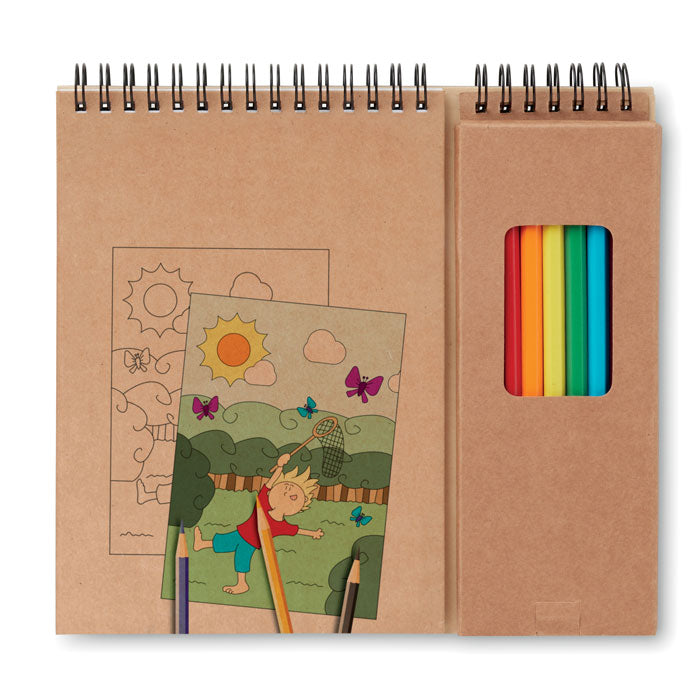 Colouring Set With Notepad | COLOPAD - MO8769