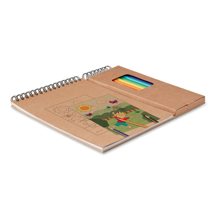Colouring Set With Notepad | COLOPAD - MO8769