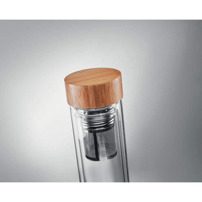Doppelwandige Glasflasche 400 ml | BATUMI GLASS - MO9420