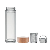 Doppelwandige Glasflasche 400 ml | BATUMI GLASS - MO9420