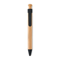 Bamboe balpen met tarwestro en ABS-onderdelen | TOYAMA MO9481
