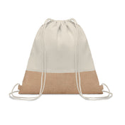 Sac à cordon avec détails en jute | INDE - MO9516