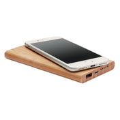 Kabellose Powerbank aus Bambus | ARENA - MO9662