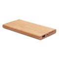 Draadloze Powerbank in Bamboe | ARENA - MO9662