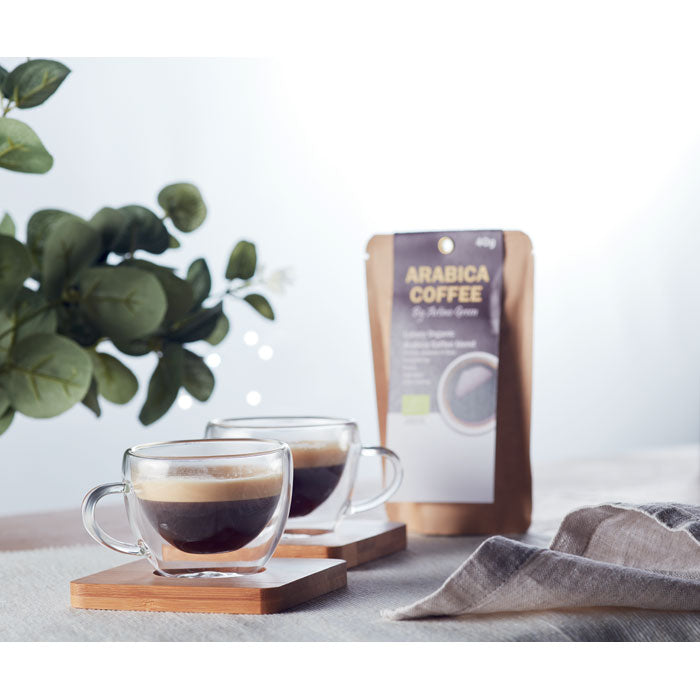Juego de 2 vasos de espresso de doble pared | BELICE - MO9709