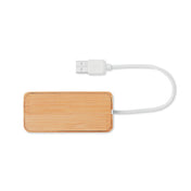 Bamboo USB 3-Port-Hub | VINA - MO9738