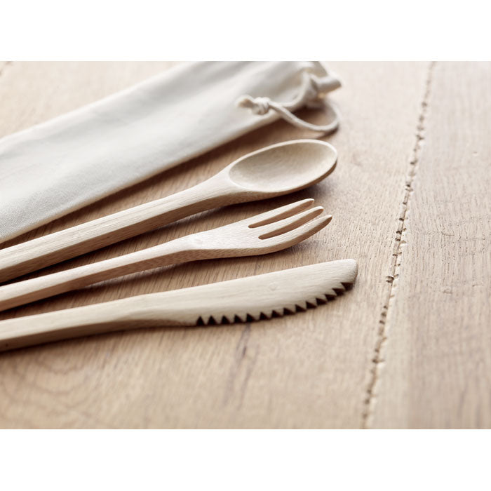 Ensemble de Couverts en Bambou | SETBOO - MO9786