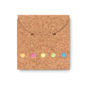 Blocco per appunti adesivi in sughero con segnapagina | FOLDCORK MO9858