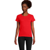 Dames Getailleerd T-shirt van Biologisch Katoen - 150 GSM | SOL'S CRUSADER S03581