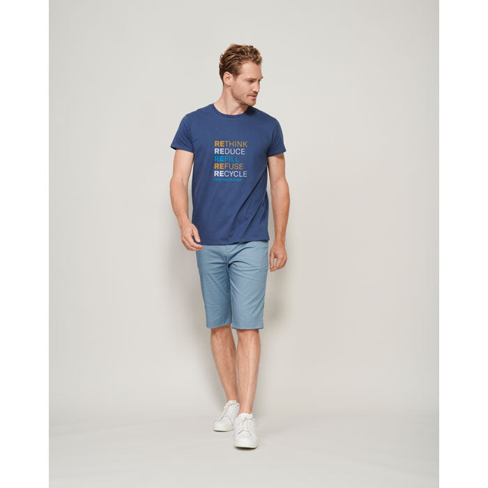 Heren Getailleerd T-shirt van Biologisch Katoen - 150 GSM | CRUSADER MEN S03582