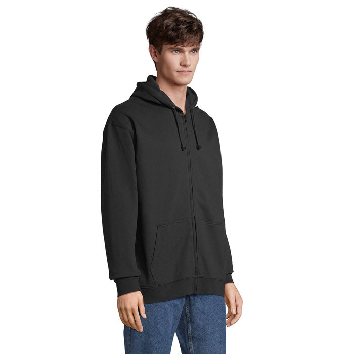 Unisex Kapuzenjacke aus Bio-Baumwolle mit Reißverschluss - 280 g/m² | SOL'S CARTER S03812