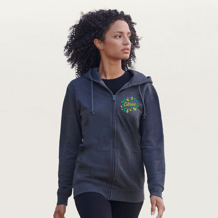 Unisex Kapuzenjacke aus Bio-Baumwolle mit Reißverschluss - 280 g/m² | SOL'S CARTER S03812