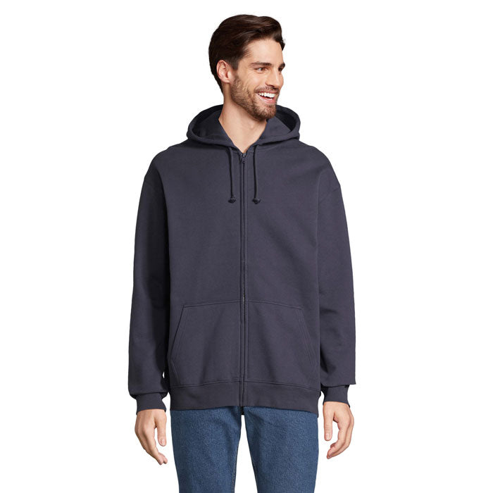 Unisex Kapuzenjacke aus Bio-Baumwolle mit Reißverschluss - 280 g/m² | SOL'S CARTER S03812