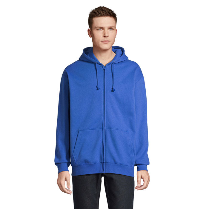 Unisex Kapuzenjacke aus Bio-Baumwolle mit Reißverschluss - 280 g/m² | SOL'S CARTER S03812