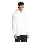 Unisex Kapuzenjacke aus Bio-Baumwolle mit Reißverschluss - 280 g/m² | SOL'S CARTER S03812