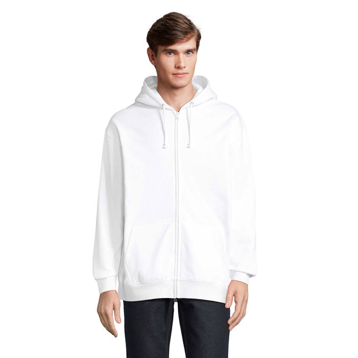 Unisex Kapuzenjacke aus Bio-Baumwolle mit Reißverschluss - 280 g/m² | SOL'S CARTER S03812