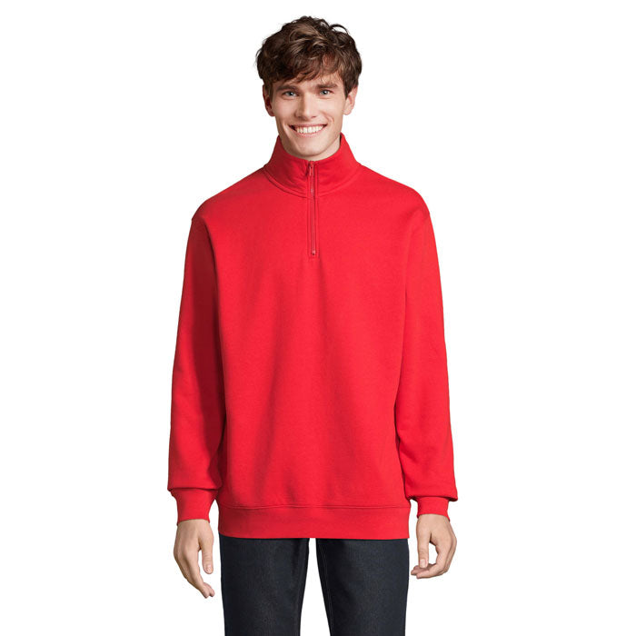 Sudadera Unisex con Cremallera 1/4 - 280 GSM | CONRAD DE SOL'S S04234
