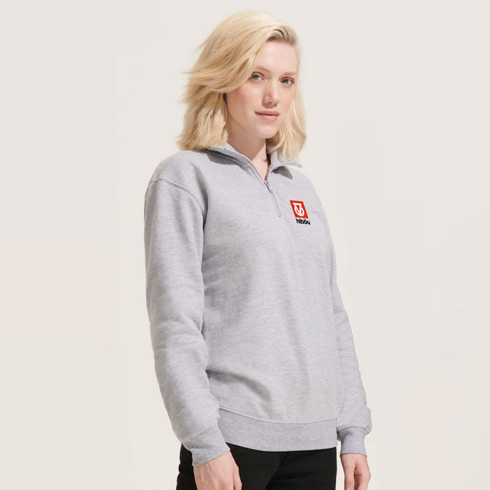Sudadera Unisex con Cremallera 1/4 - 280 GSM | CONRAD DE SOL'S S04234