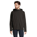 Softshell-Kapuzenjacke für Herren mit Kordelzug | RACE HOODED MEN - S04447