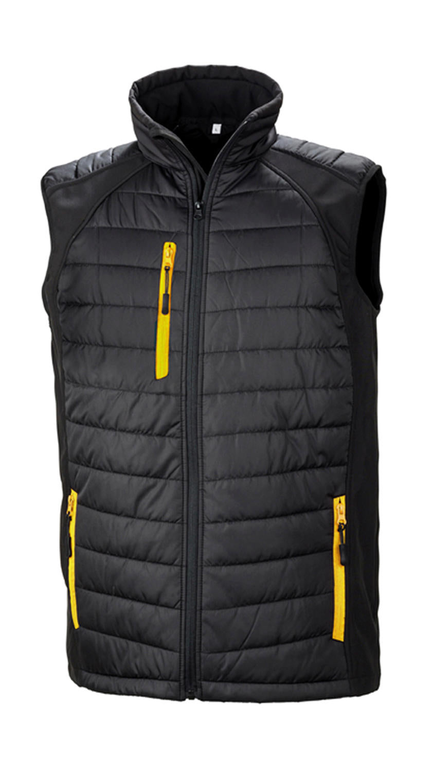 Gilet Softshell Matelassé Noir Compass - 08533