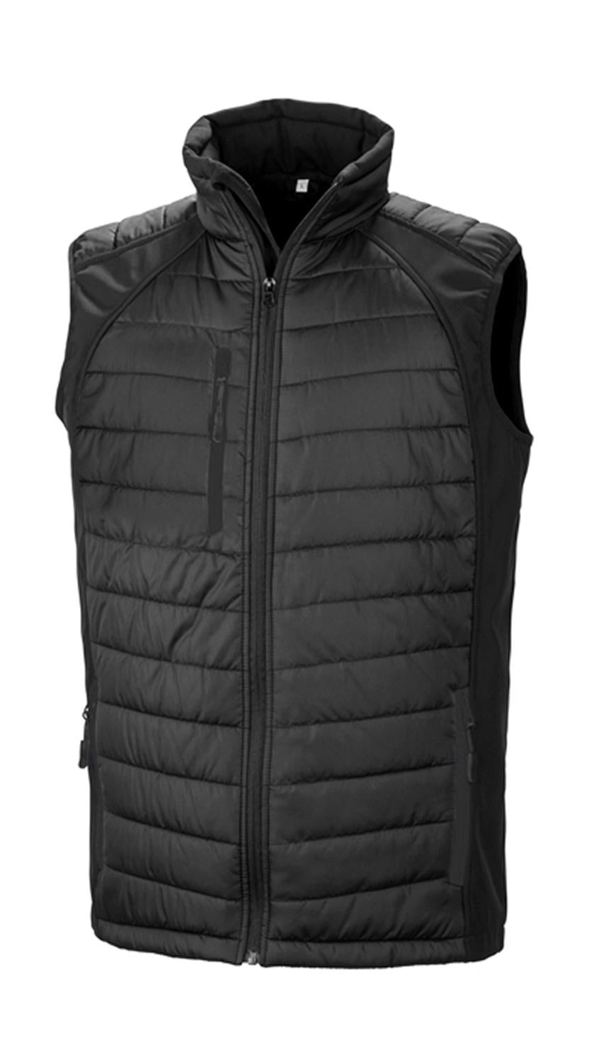 Gilet Softshell Matelassé Noir Compass - 08533