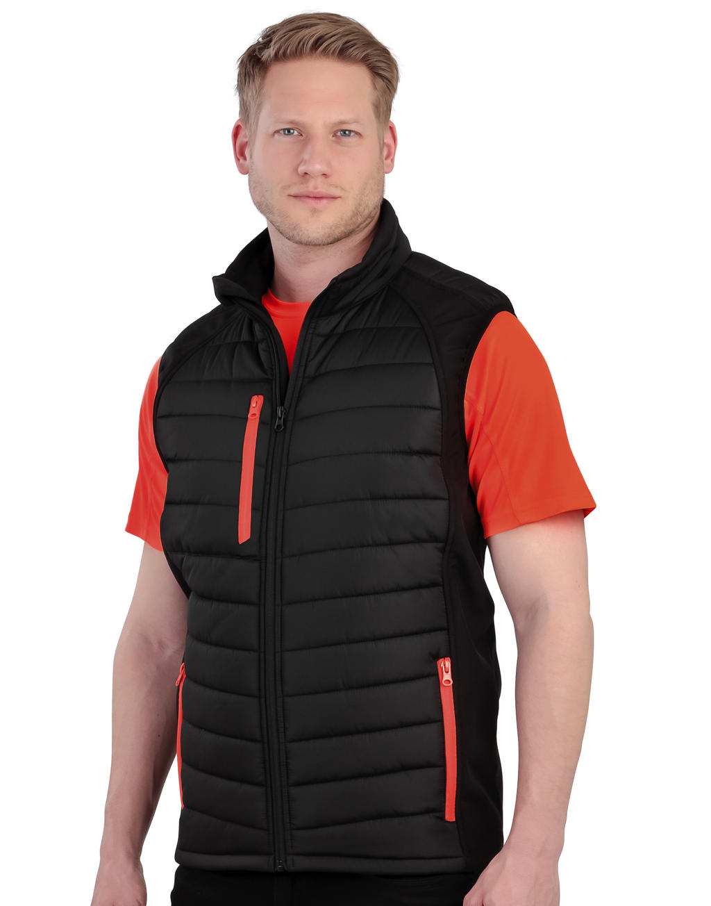 Gilet Softshell Matelassé Noir Compass - 08533