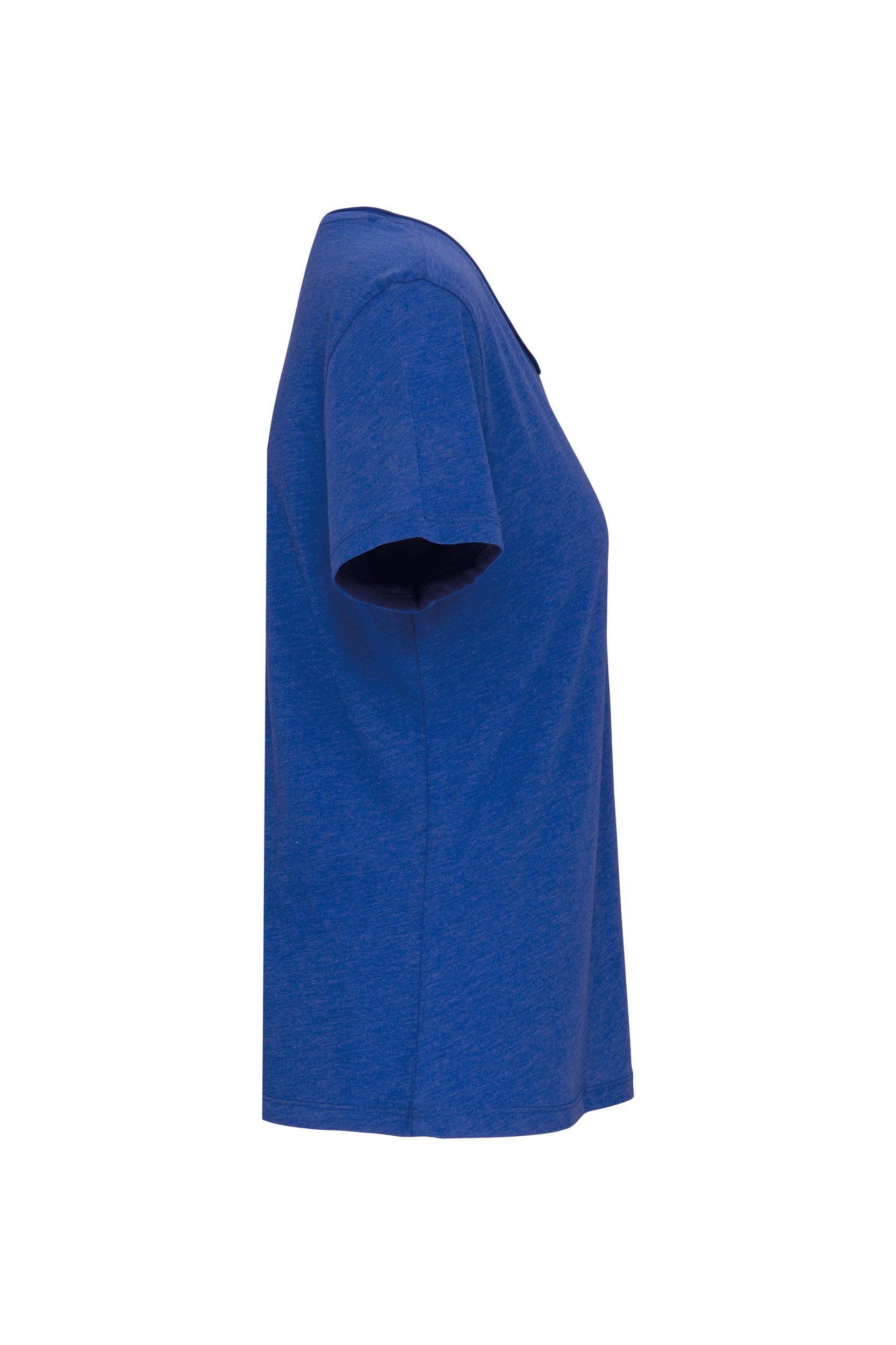 T-shirt Femme à Manches Courtes en Coton Bio avec Encolure à Bords Bruts - 110 g/m² - K399