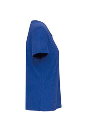 T-shirt Femme à Manches Courtes en Coton Bio avec Encolure à Bords Bruts - 110 g/m² - K399