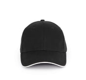 Gorra De Algodón Orgánico Con Visera Sandwich En Contraste - 6 Paneles - KP198
