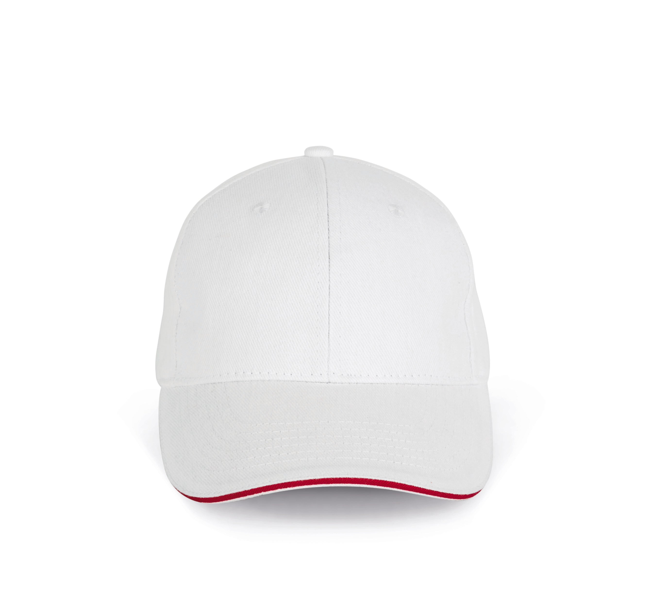 Gorra De Algodón Orgánico Con Visera Sandwich En Contraste - 6 Paneles - KP198