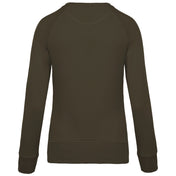 Ladies’ Organic Cotton Crew Neck Raglan Sleeve Sweatshirt - K481