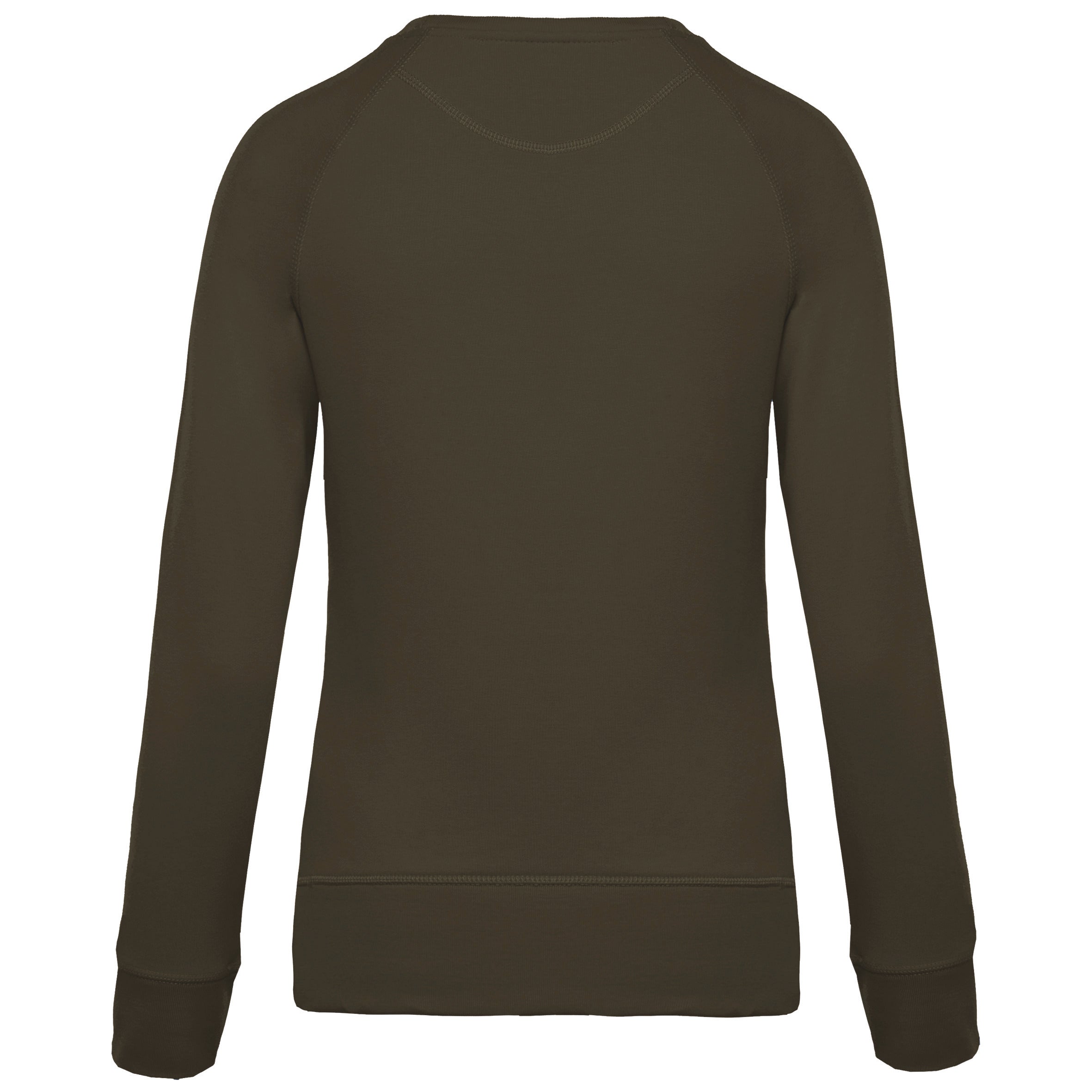 Ladies’ Organic Cotton Crew Neck Raglan Sleeve Sweatshirt - K481
