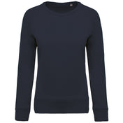 Ladies’ Organic Cotton Crew Neck Raglan Sleeve Sweatshirt - K481
