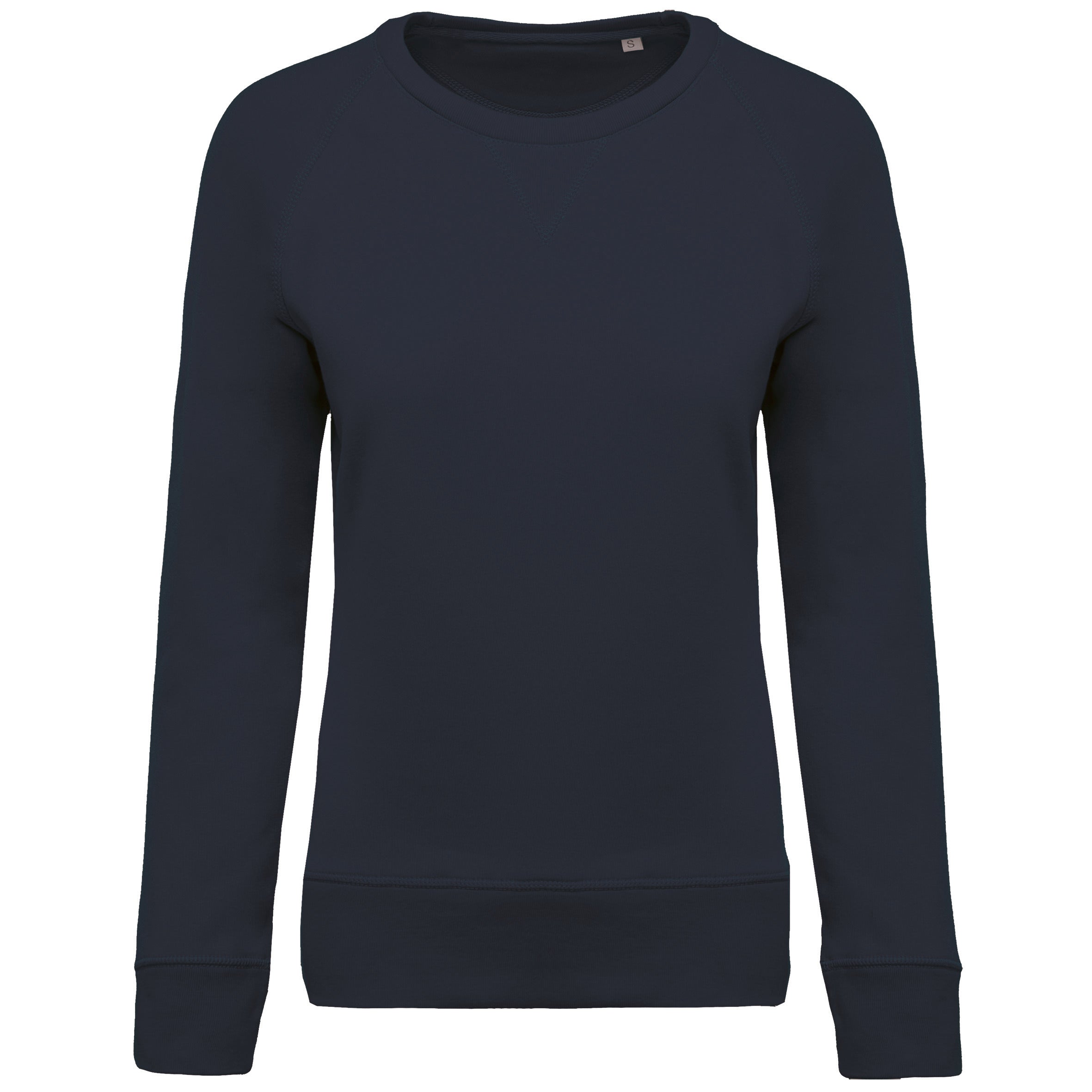Ladies’ Organic Cotton Crew Neck Raglan Sleeve Sweatshirt - K481
