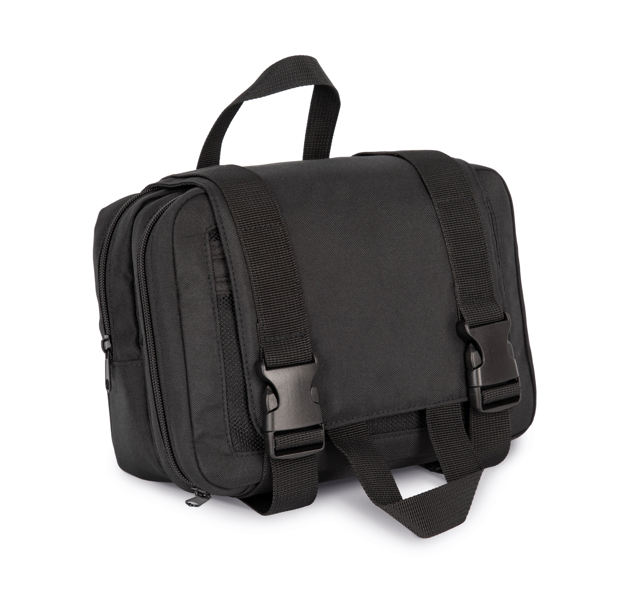 Recycled Toilet Bag With Dual Compartment - KI0370