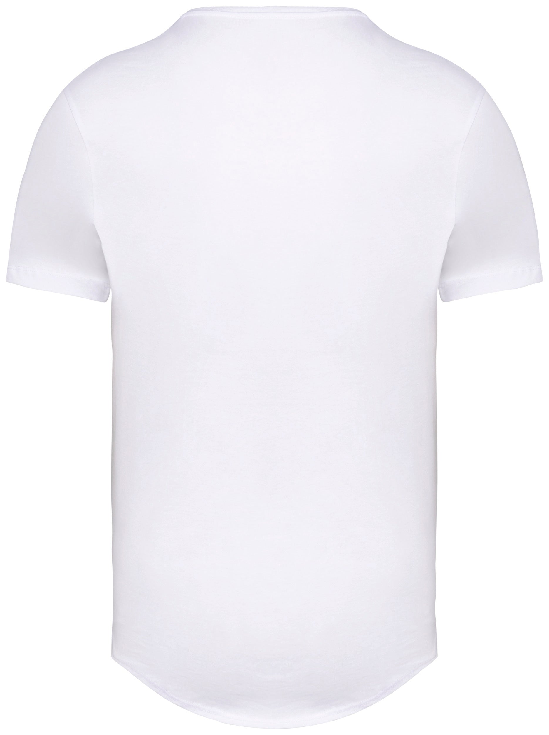 Heren T-shirt met gebogen zoom - 155gsm - NS331